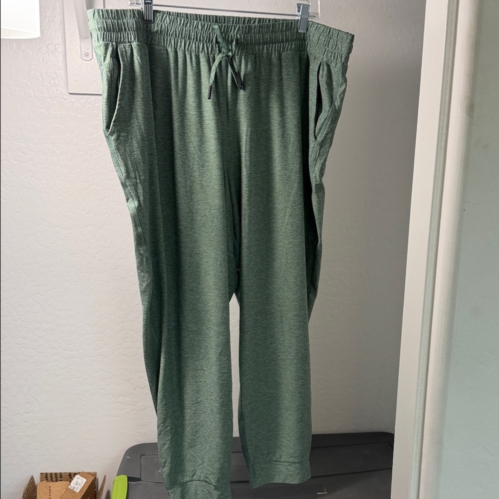 Wander Green Track Pants